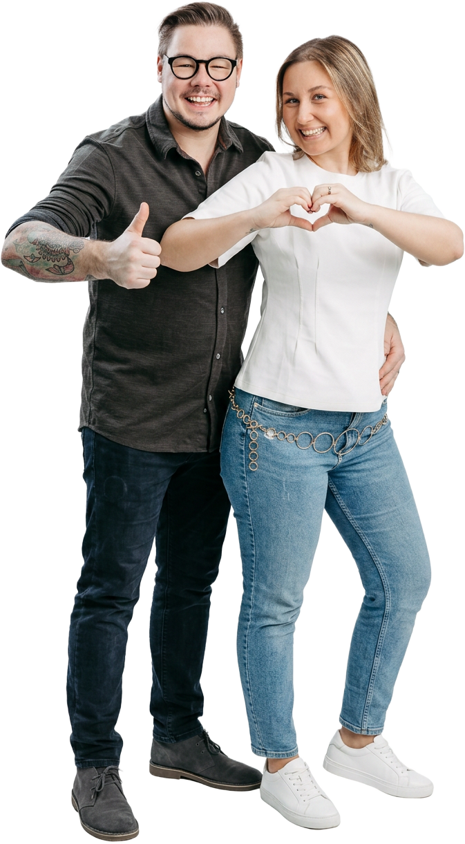 Simon und Chiara von DIE STARKS AM MORGEN